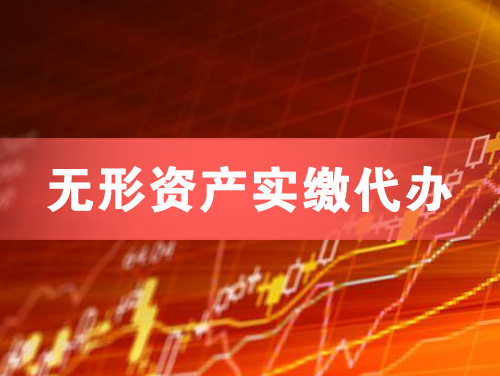 普洱无形资产实缴资本代办